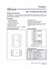 DataSheet W24258-LL pdf