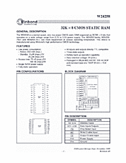 DataSheet W24258 pdf