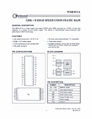 DataSheet W24L011A pdf