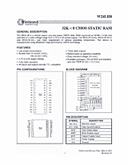 DataSheet W24LH8 pdf