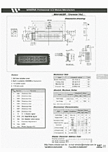 DataSheet WH1602P pdf