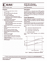 DataSheet XC95144 pdf