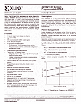 DataSheet XC95216 pdf