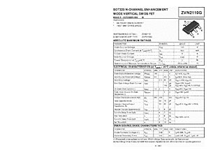 DataSheet ZVN2110G pdf