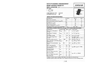 DataSheet ZVP3310F pdf