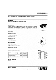 DataSheet ZXMN3A01E6 pdf