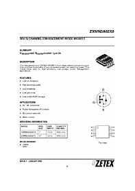 DataSheet ZXMN3A02X8 pdf