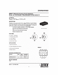 DataSheet ZXMN3AM832 pdf