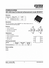 DataSheet ZXMN3G32DN8 pdf
