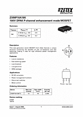 DataSheet ZXMP10A18K pdf