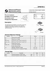 DataSheet AP9916H pdf