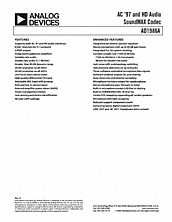 DataSheet AD1986A pdf