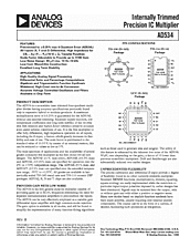 DataSheet AD534 pdf