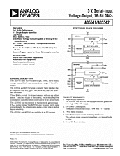 DataSheet AD5541 pdf