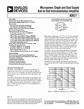 DataSheet AD627 pdf