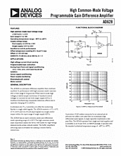 DataSheet AD628 pdf