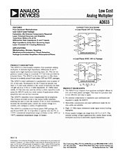 DataSheet AD633 pdf