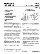 DataSheet AD636 pdf