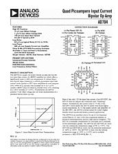 DataSheet AD704 pdf