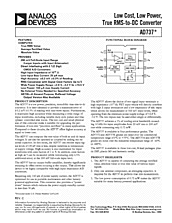 DataSheet AD737 pdf