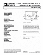 DataSheet AD7799 pdf
