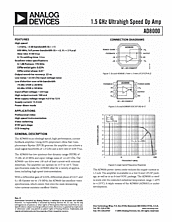 DataSheet AD8000 pdf