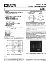 DataSheet AD8001 pdf