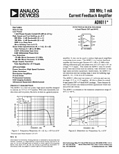 DataSheet AD8011 pdf