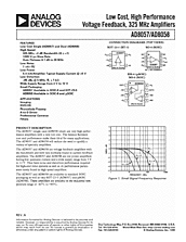 DataSheet AD8057 pdf