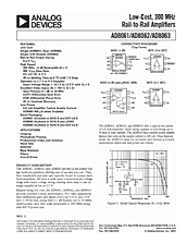 DataSheet AD8062 pdf