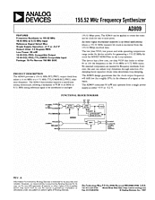 DataSheet AD809 pdf