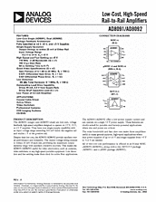 DataSheet AD8091 pdf