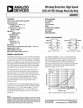 DataSheet AD8099 pdf