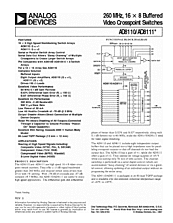 DataSheet AD8111 pdf