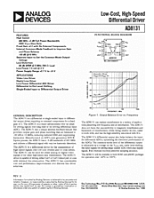 DataSheet AD8131 pdf