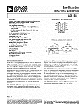 DataSheet AD8138 pdf