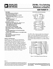 DataSheet AD8170 pdf