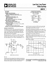 DataSheet AD818 pdf