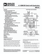 DataSheet AD8191 pdf