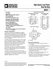 DataSheet AD827 pdf