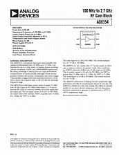 DataSheet AD8354 pdf