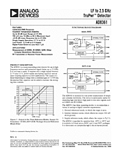 DataSheet AD8361 pdf