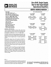 DataSheet AD8552 pdf