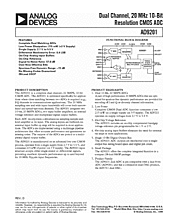 DataSheet AD9201 pdf