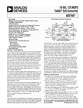 DataSheet AD9760 pdf