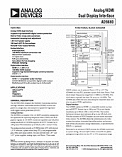 DataSheet AD9880 pdf