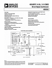 DataSheet AD9954 pdf