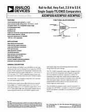 DataSheet ADCMP600 pdf