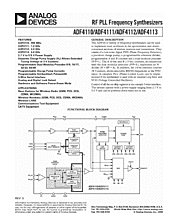 DataSheet ADF4113 pdf