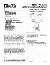 DataSheet ADG406 pdf